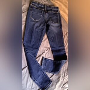Woman Mossimo Mid-Rise Denim Jeggings, Sz. 4/27, Power Stretch Jeans